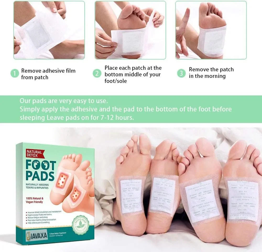 Premium Detox Foot Patches (Pack of 10) Buy 1 Get 1 Free