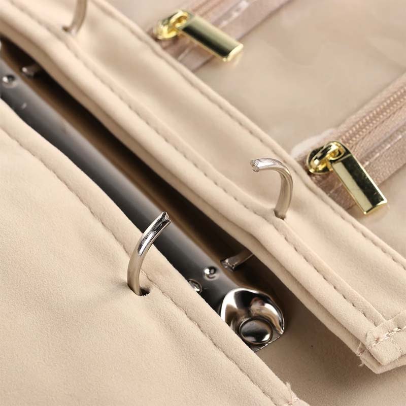 Luxury Portable Leather Jewelry Storage Book | Elegant, Secure & Take It Everywhere.