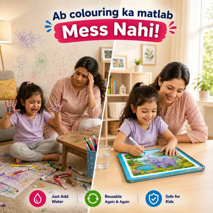 Magic Water Colouring Book