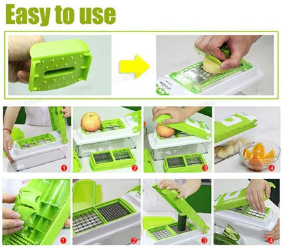 MultiPurpose 12 In 1 - Vegetable And Fruit Chopper/Slicer