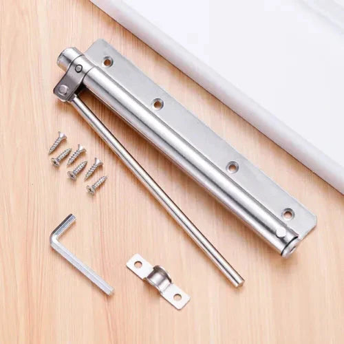 Stainless Steel Automatic Door Closer – Heavy Duty Hydraulic for Home and Office