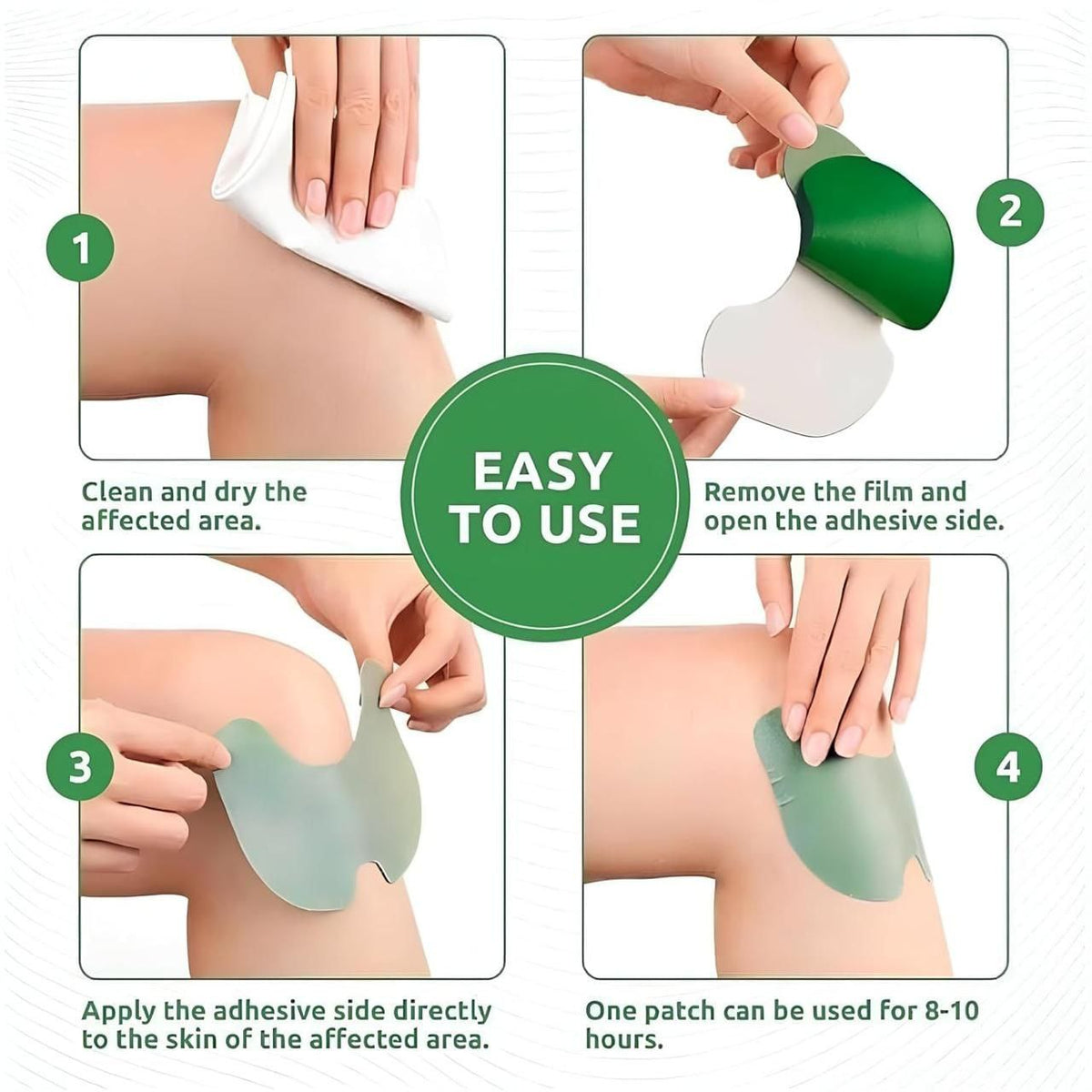 The Original Pain Relief KNEE PATCHES by Zeal4deals